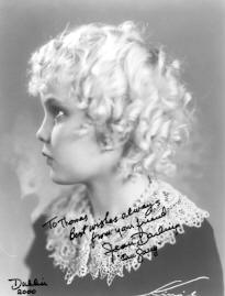 Signed picture of Jean Darling