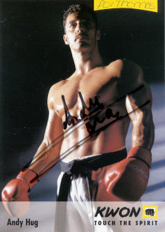 signed picture of Andy Hug