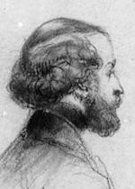 Porträt von Alfred de Musset